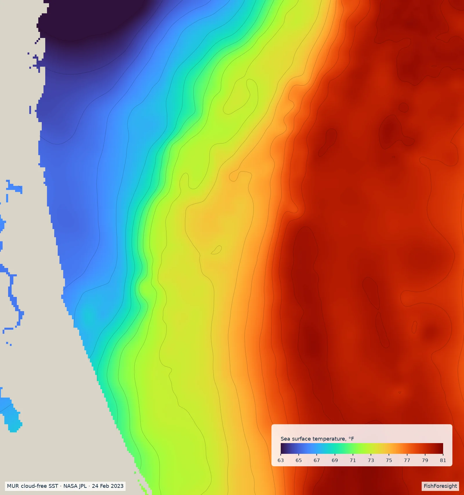 Sea surface temperature